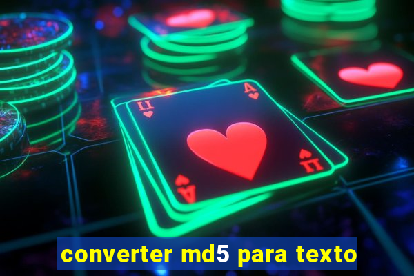 converter md5 para texto